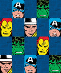 Marvel Heroes Cut Up Throw
