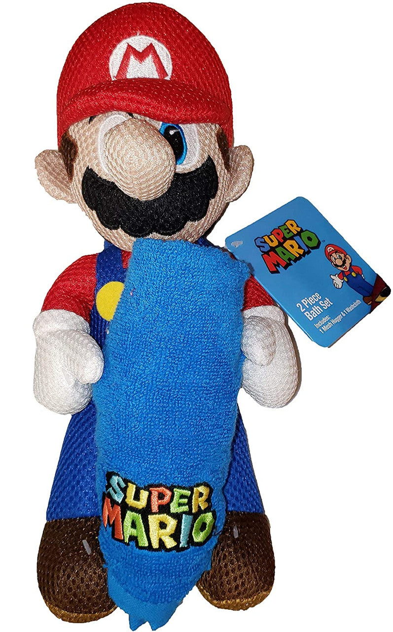 Super Mario Mesh Hugger & Washcloth