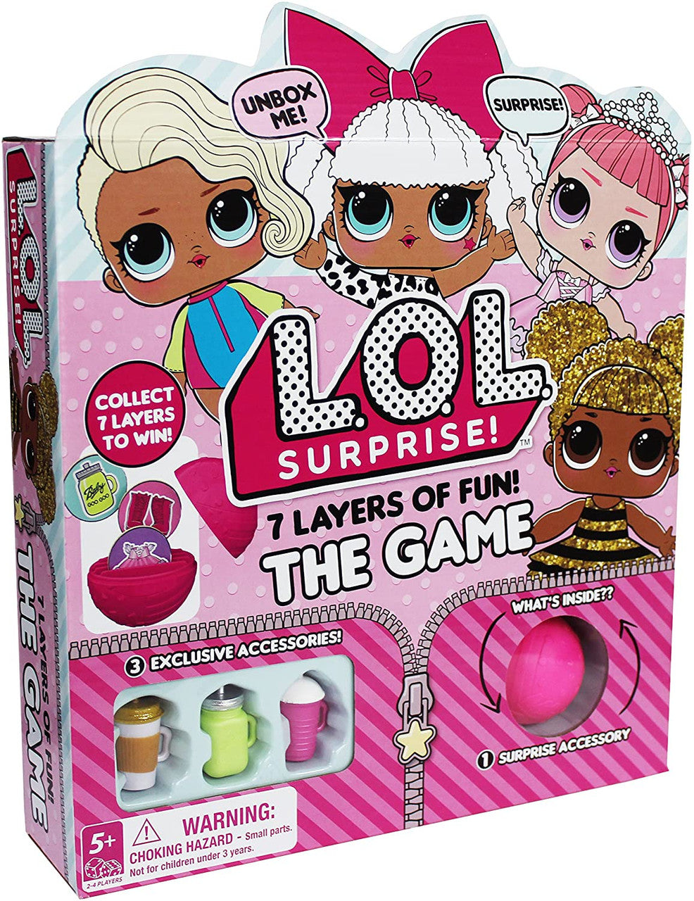 L.O.L. Surprise! 7 Layers of Fun Board Game