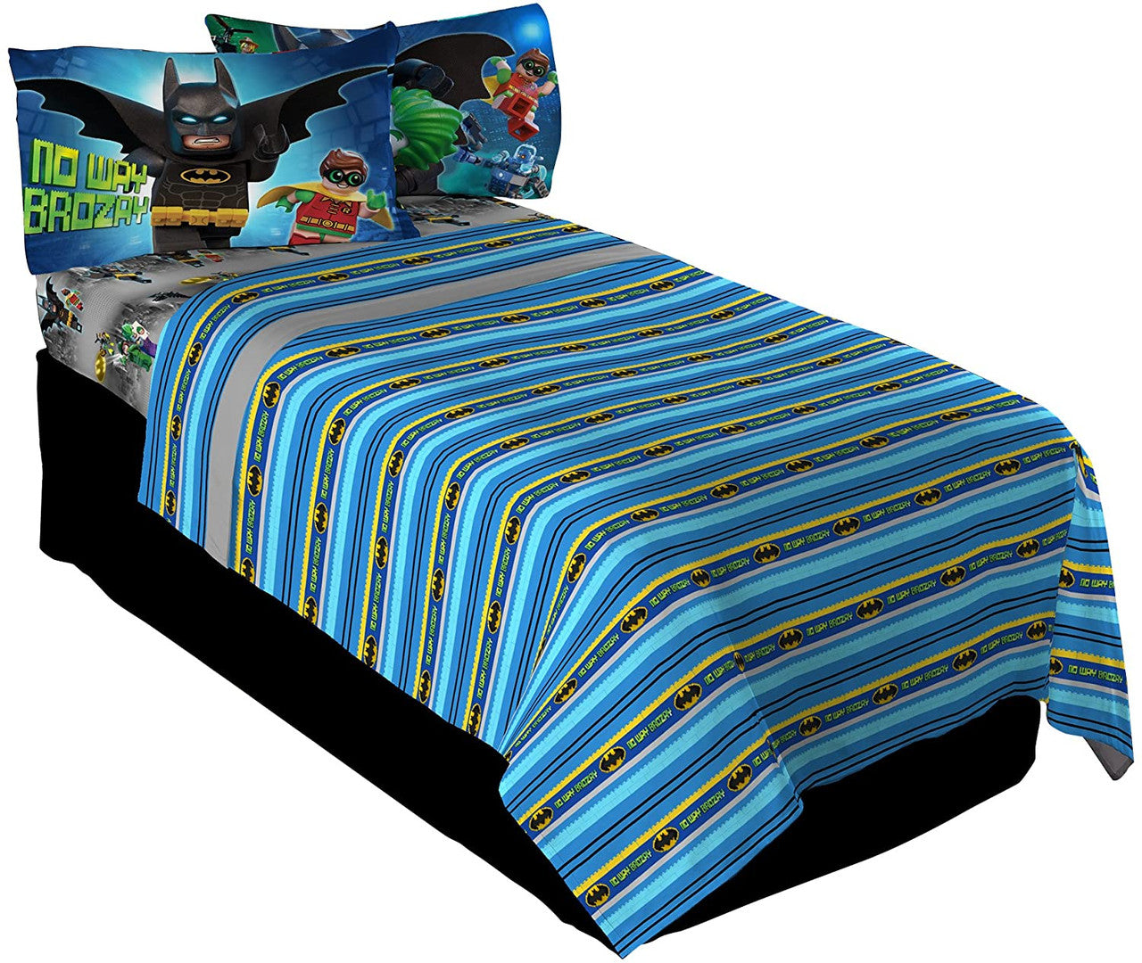 LEGO Batman Way Brozay Twin Sheet Set