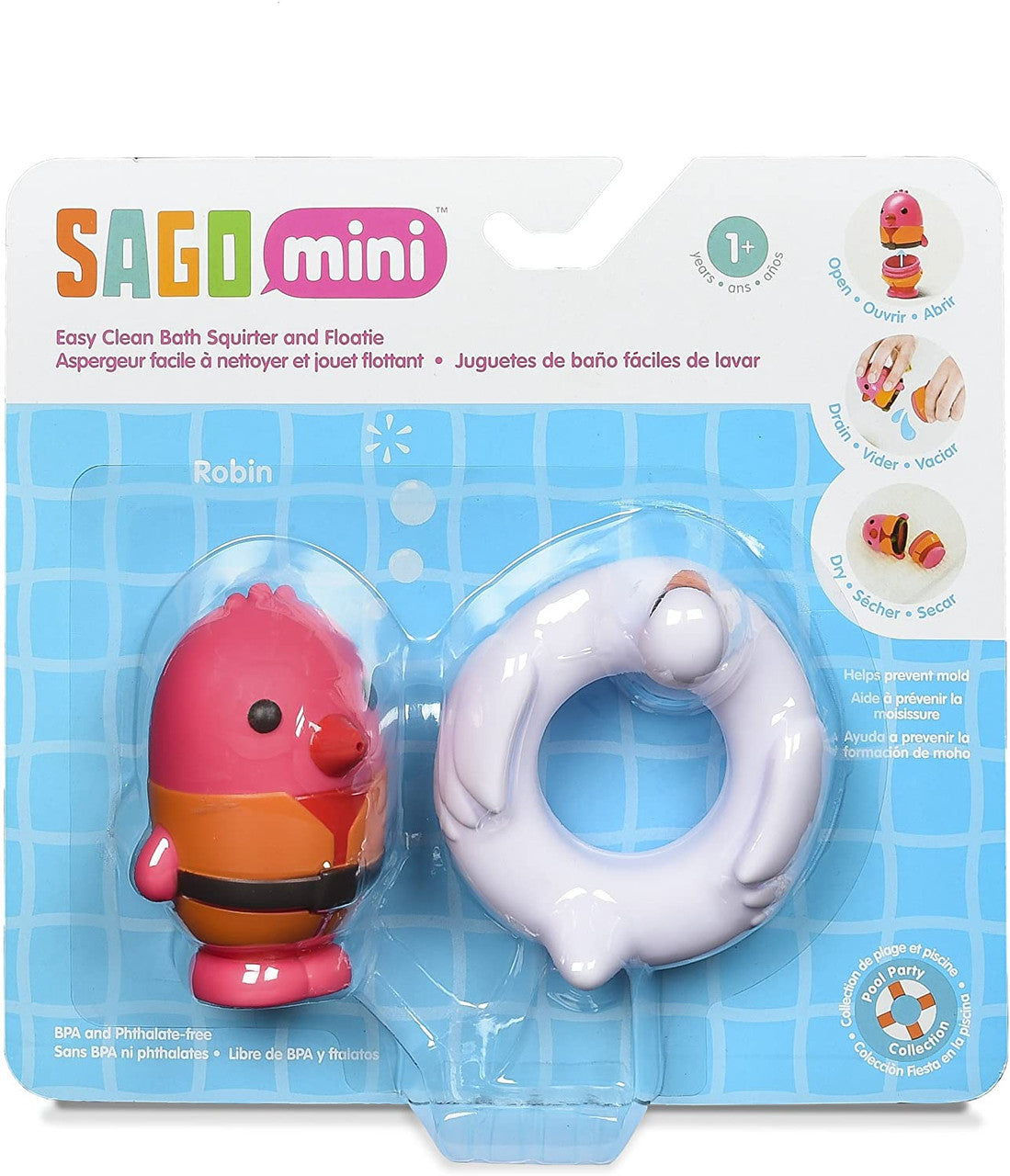 Sago Mini Pool Party Floating Doll Robin