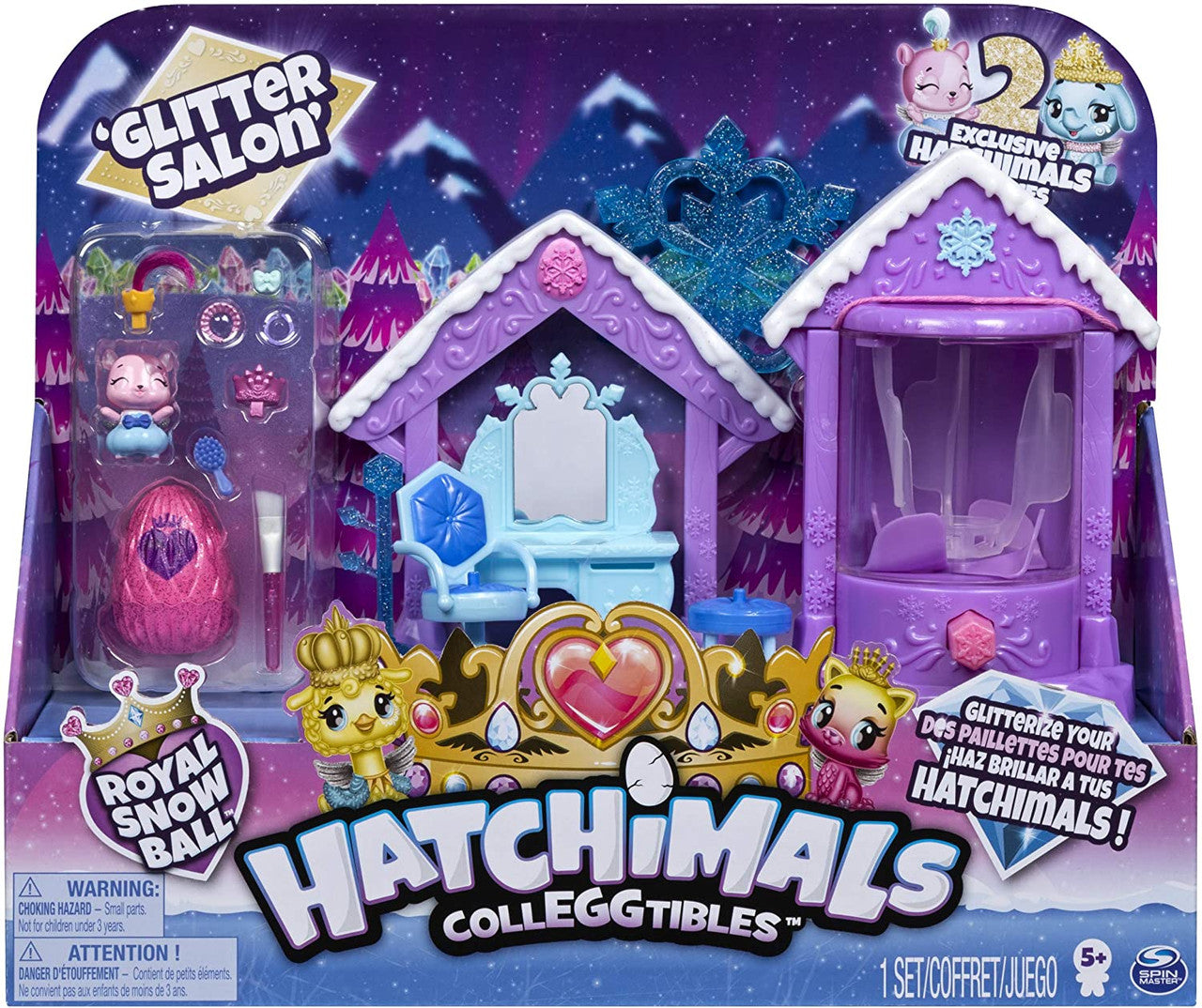Hatchimals CollEGGtibles Glitter Salon Playset