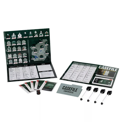 Casefile: Temptation & Trickery Mystery Board Game – Solve the Crime Before Anyone Else