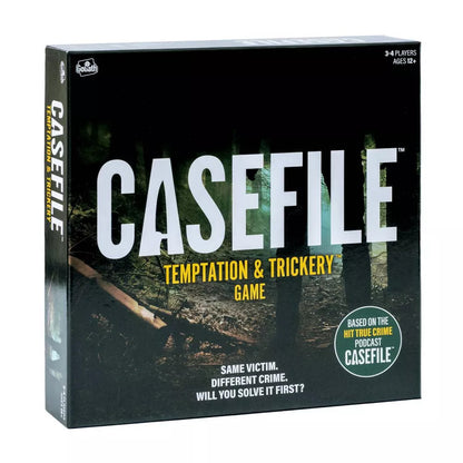 Casefile: Temptation & Trickery Mystery Board Game – Solve the Crime Before Anyone Else