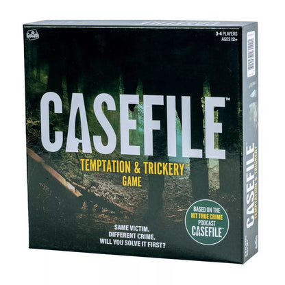 Casefile: Temptation & Trickery Mystery Board Game – Solve the Crime Before Anyone Else