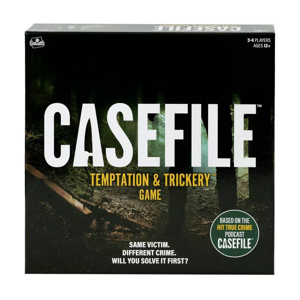 Casefile: Temptation & Trickery Mystery Board Game – Solve the Crime Before Anyone Else