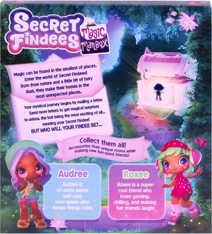 Secret Findees Magic Mailbox Pink - Includes Either Audree or Roxee