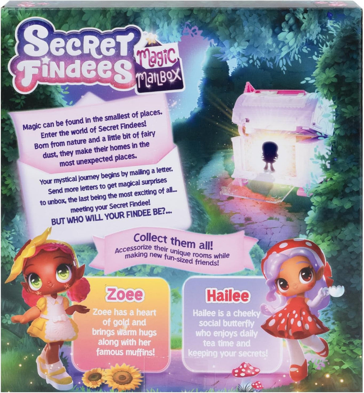 Secret Findees Magic Mailbox Purple - Includes Either Hailee or Zoee