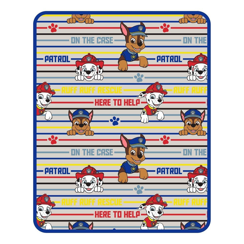 Paw Patrol Rescue Pups Throw and Character Pillow Set