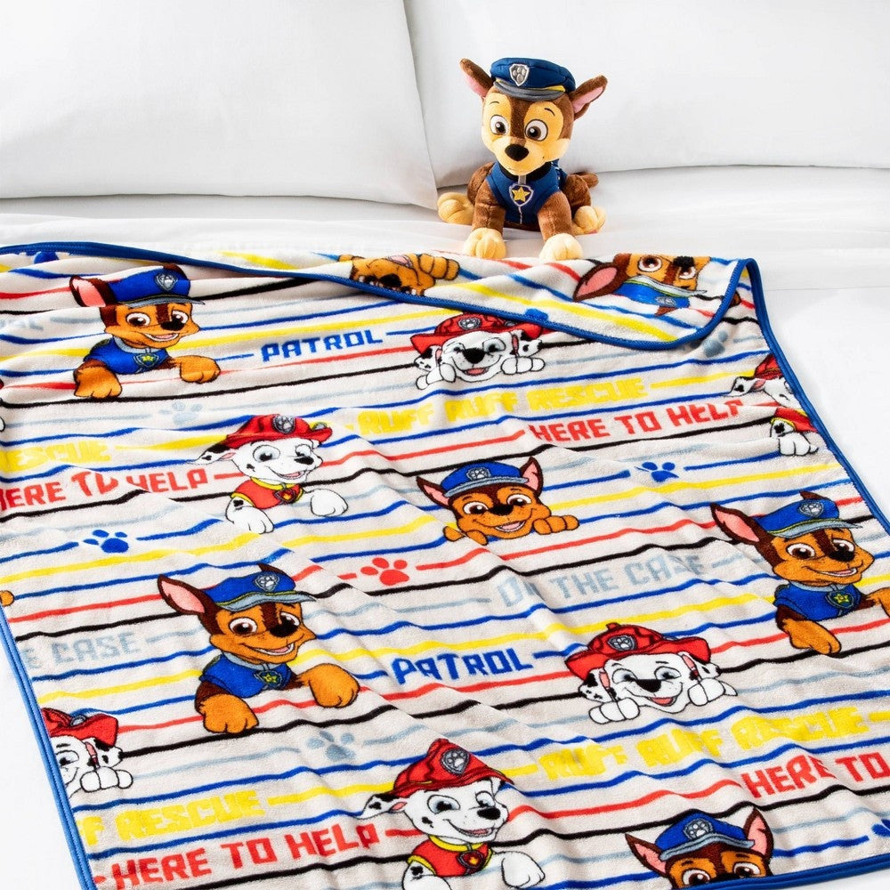 Paw Patrol Rescue Pups Throw and Character Pillow Set