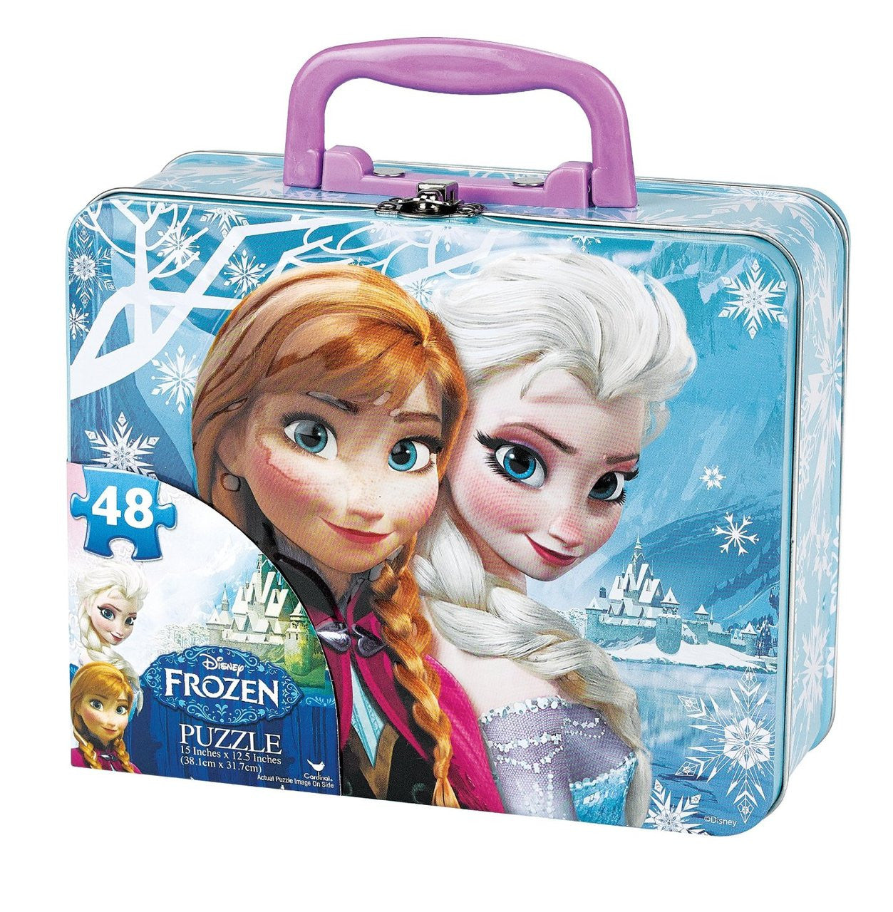 Disney Frozen Puzzle in Tin with Handle (48-Piece)