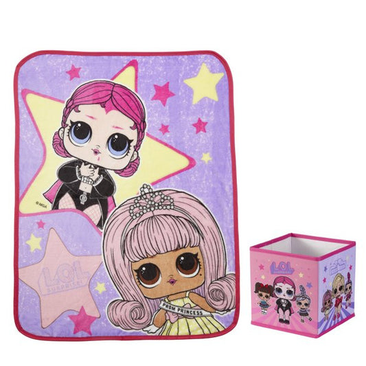 LOL Plush Throw and Storage Bin
