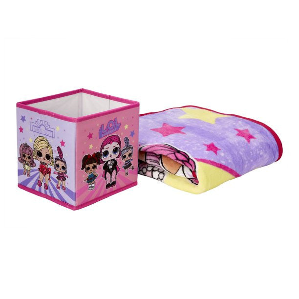 LOL Plush Throw and Storage Bin