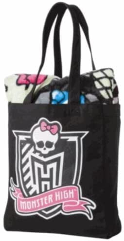 Monster High Throw Blanket and Tote Set