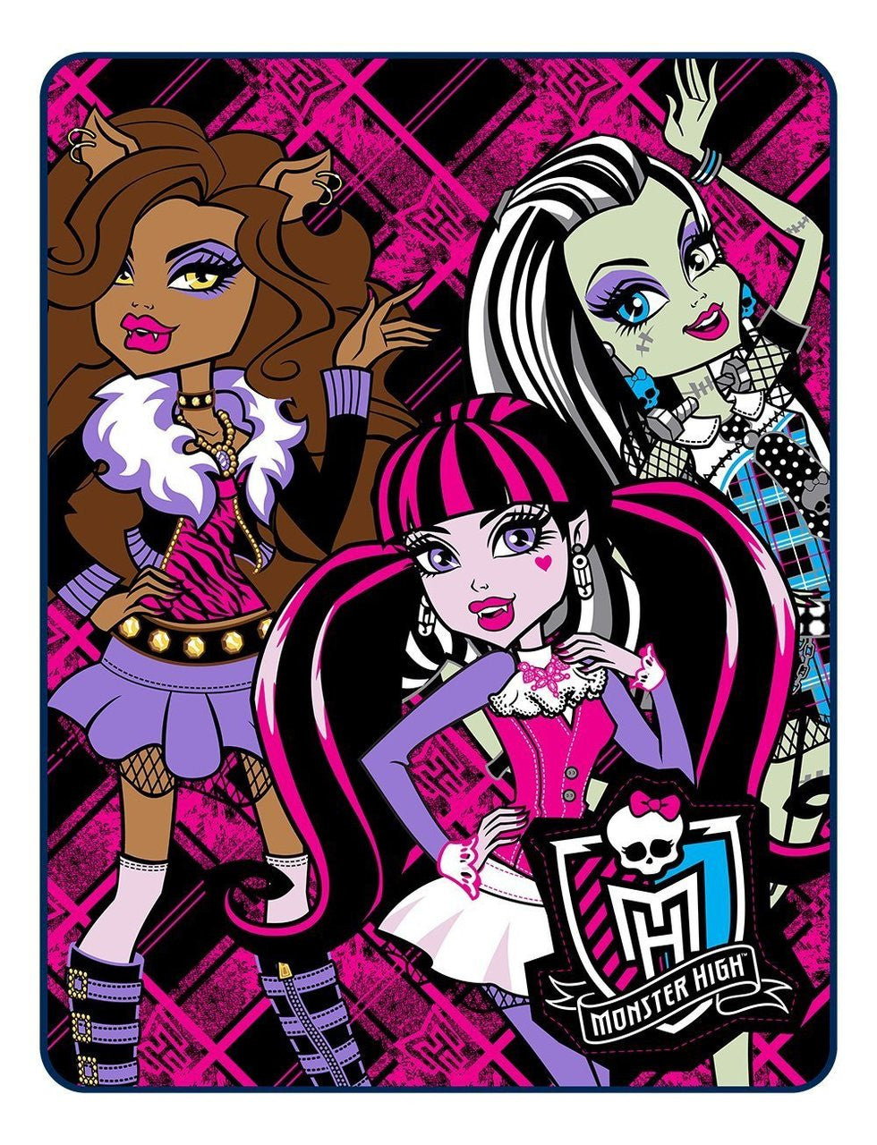 Monster High "Immortal Friends" Throw Blanket