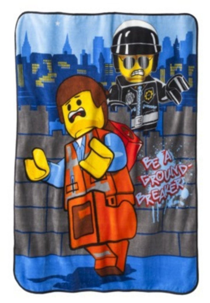 The Lego Movie 'Groundbreaker' Plush Throw