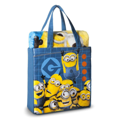 Despicable Me Minion Tote and Throw set