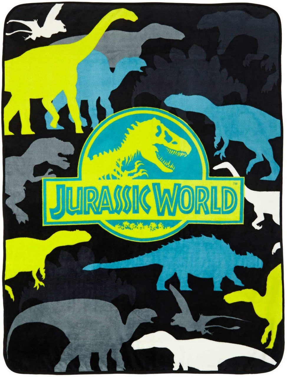 Jurassic World 'Prehistoric' Plush Throw