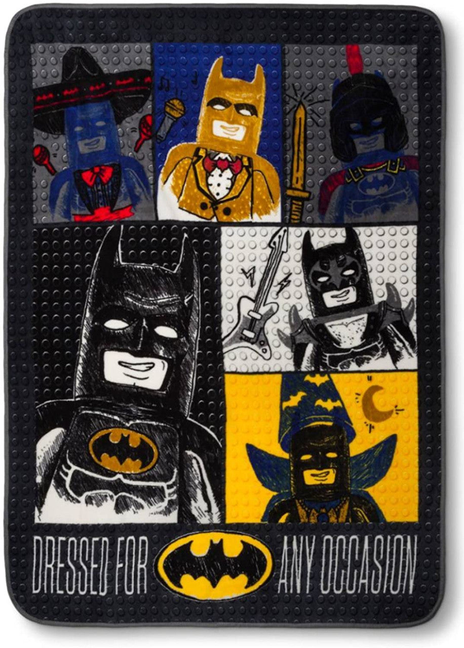 LEGO Batman 'Dress to Impress' Plush Throw