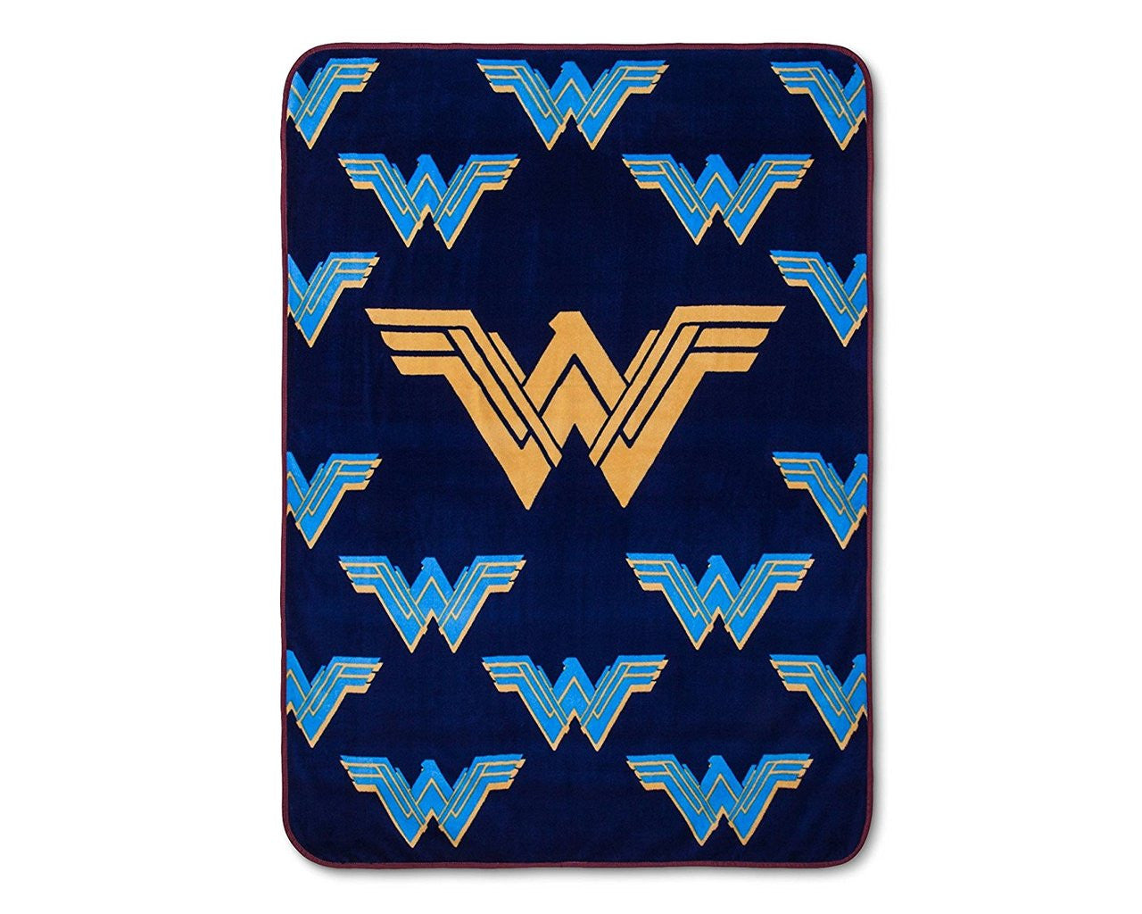 Wonder Woman Navy Throw