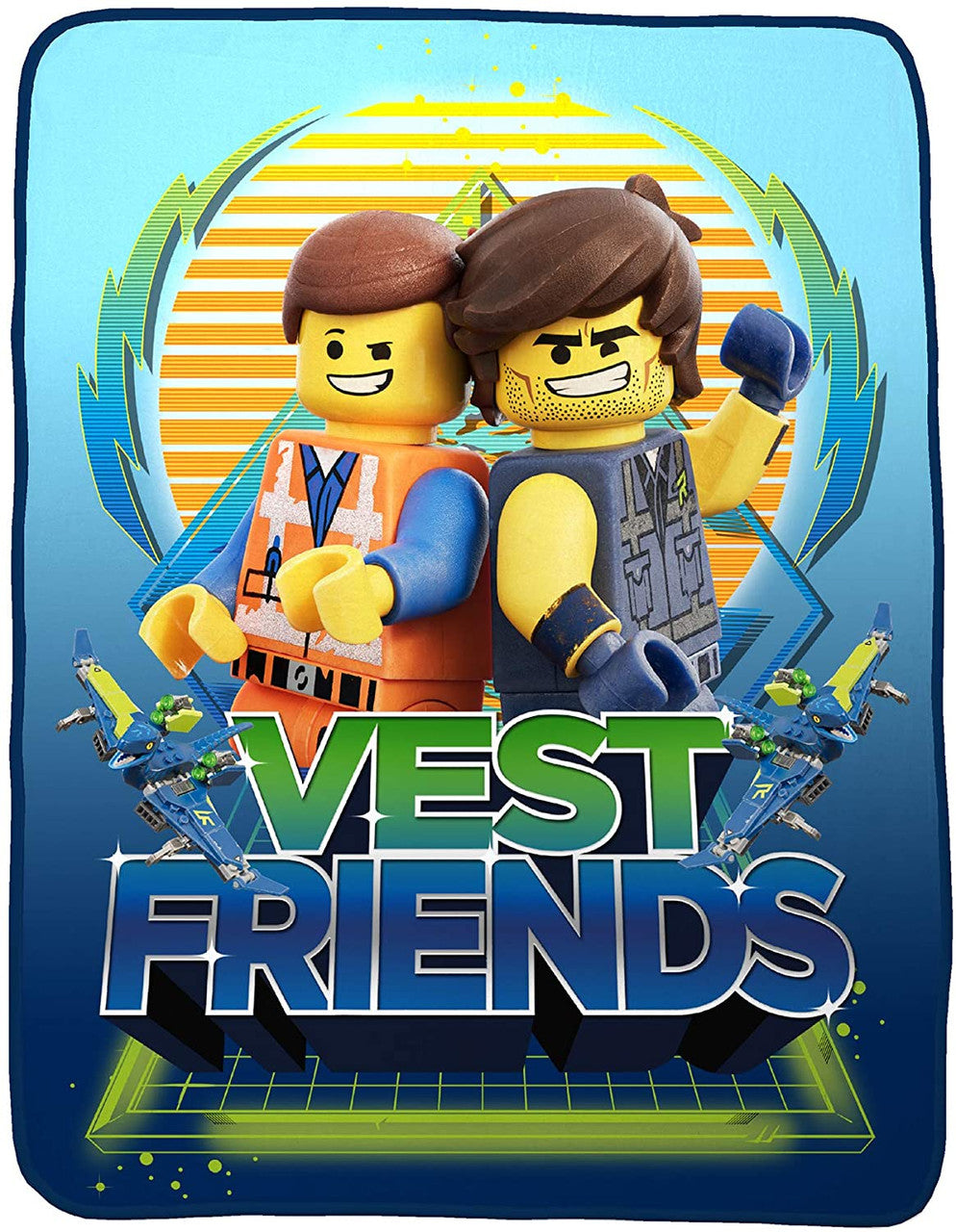 LEGO Movie 2 'Vest Friends' Throw