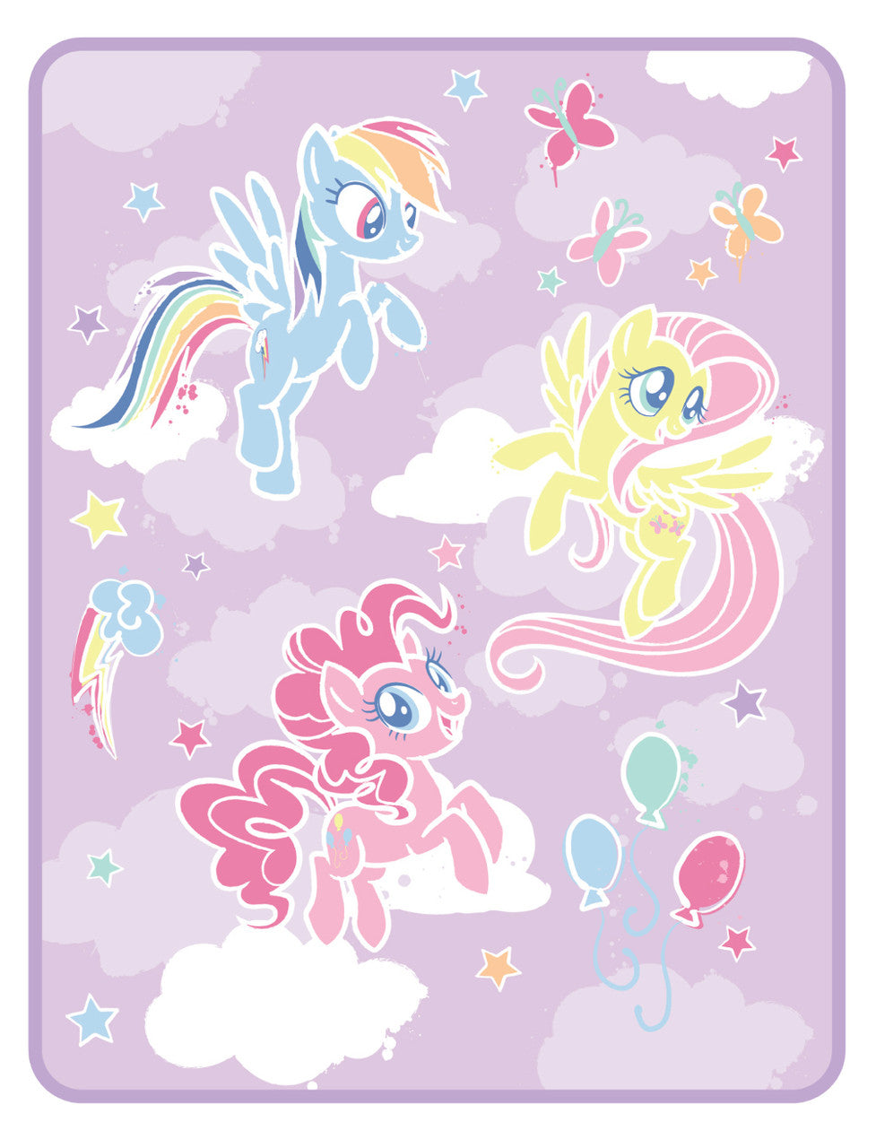 My Little Pony Looking Fly Throw Blanket