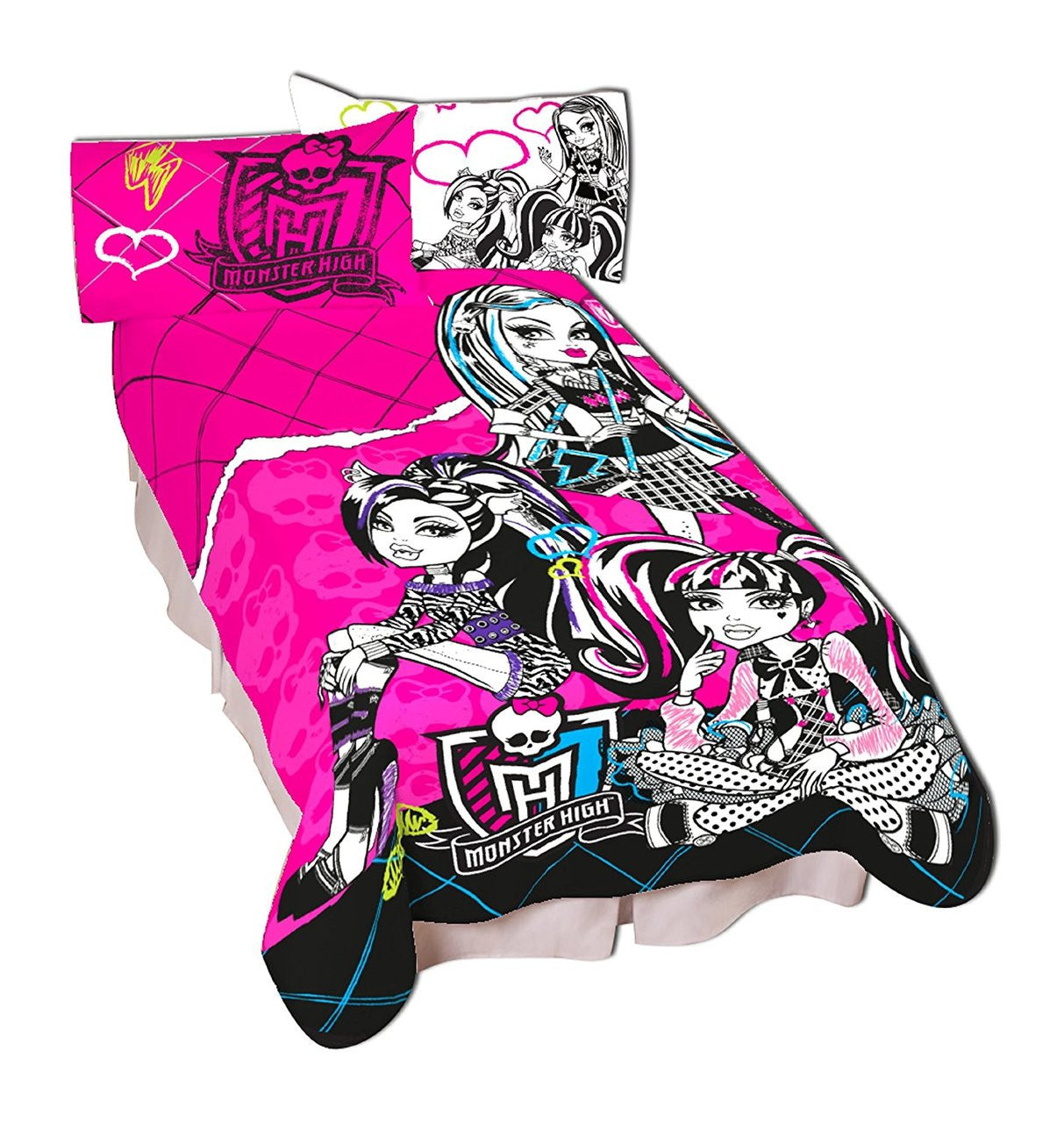 Monster High 'Fierce' Micro Raschel Blanket