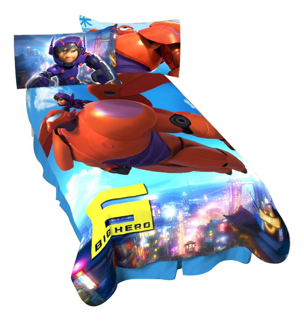 Disney Big Hero 6-Jet Blast Micro Raschel Blanket, 62 by 90-Inch