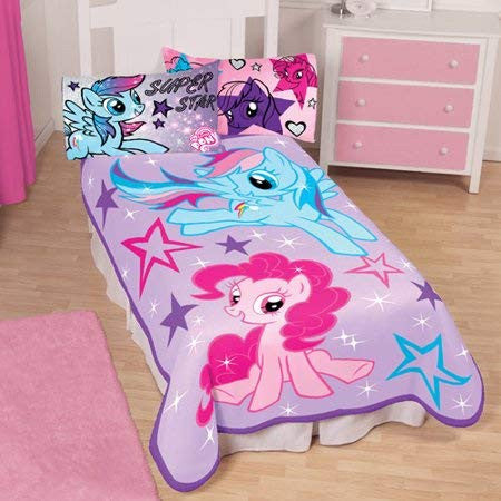 My Little Pony Sparkle and Fly Plush Blanket