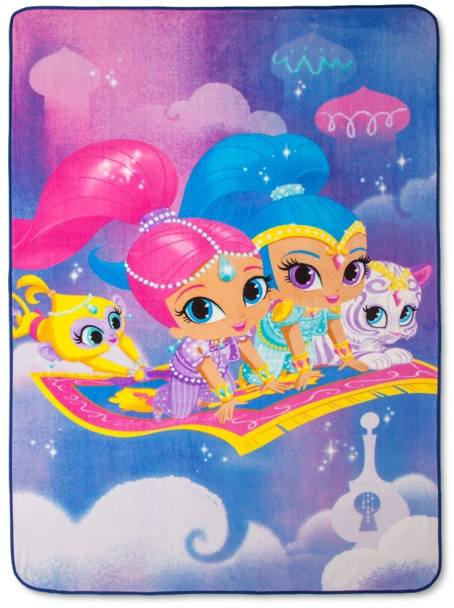 Shimmer and Shine 'Magic Carpet' Plush Blanket
