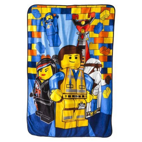 The Lego Movie 'Emmet' Plush Blanket