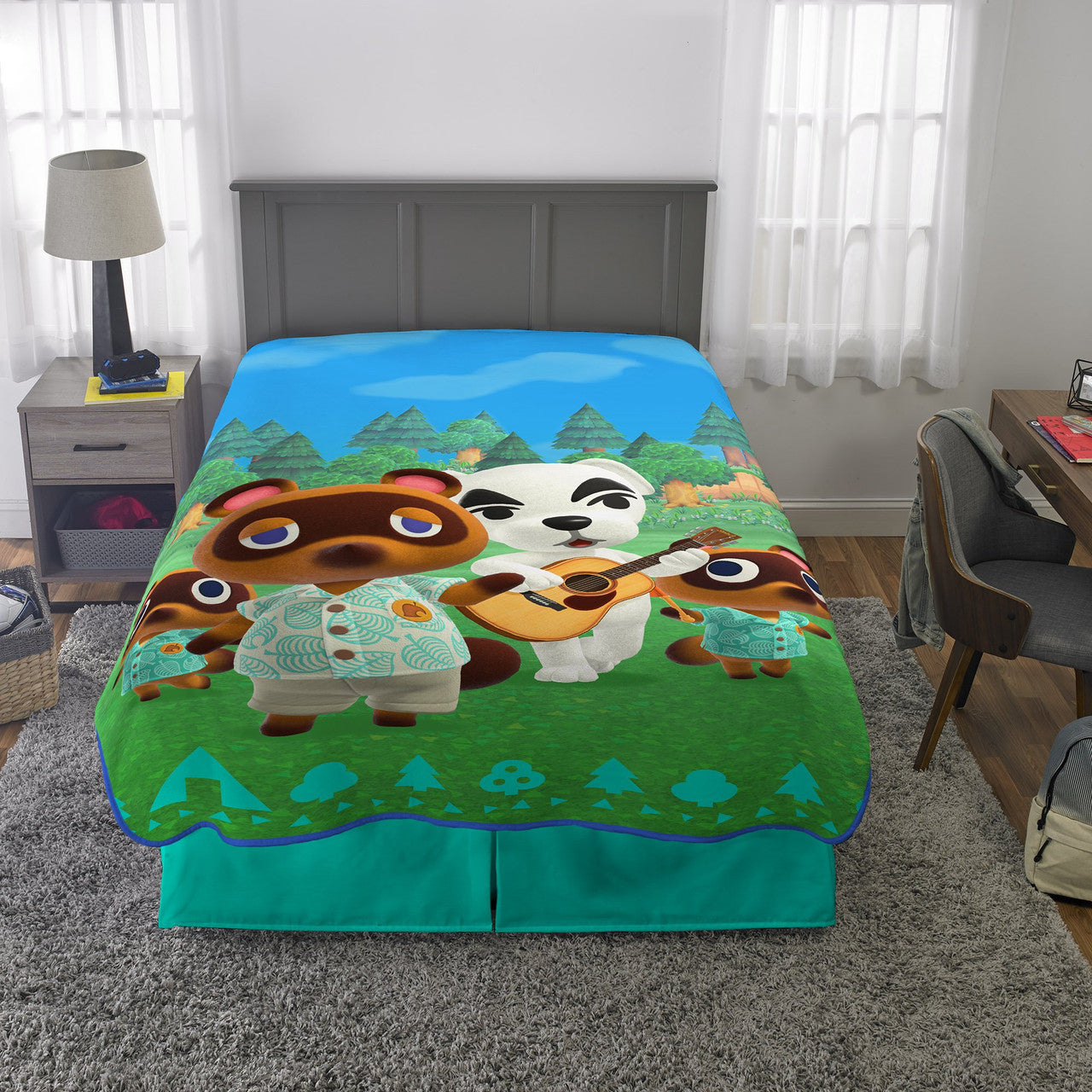 Animal Crossing  Blanket, 62" x 90"