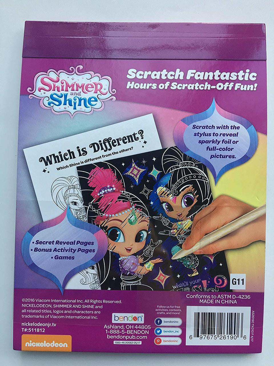 Shimmer and Shine Scratch Fantastic Activity Book