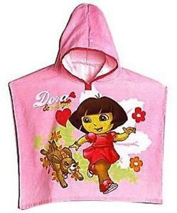 Dora Puppy Hooded Towel 24 IN. X 44 IN. [61 CM X 112 CM]