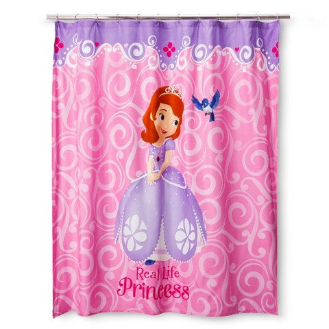 Sofia the First "Sofia Scrolls" Shower Curtain