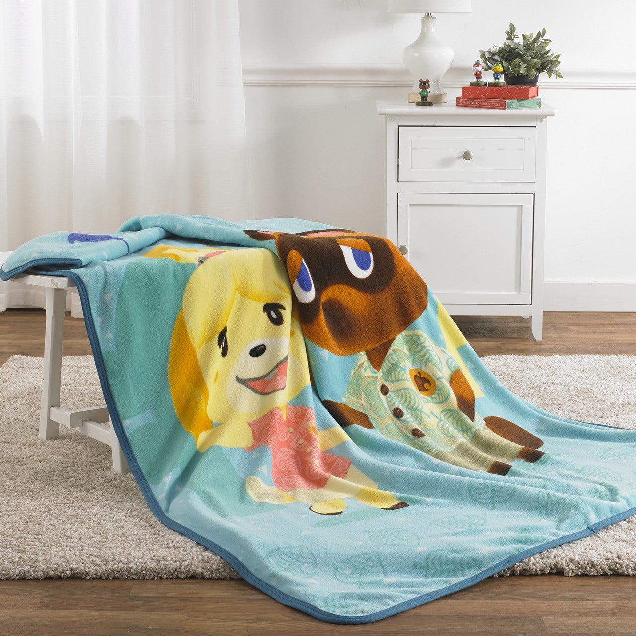 Animal Crossing Campsite Fun Throw