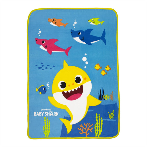 Baby Shark Throw, 46" x 60"