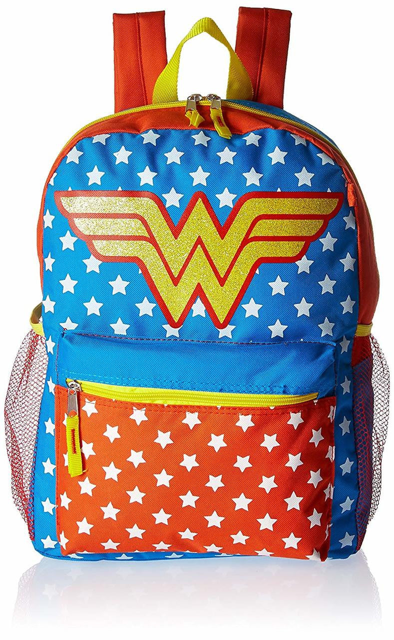 Wonder Woman Backpack 5pc Set