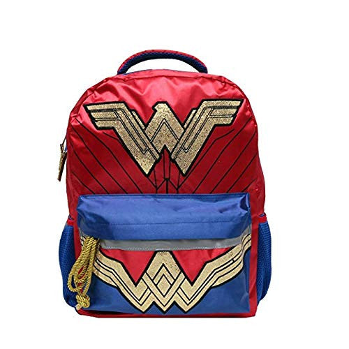 Wonder Woman Gold Glitter 16" Backpack