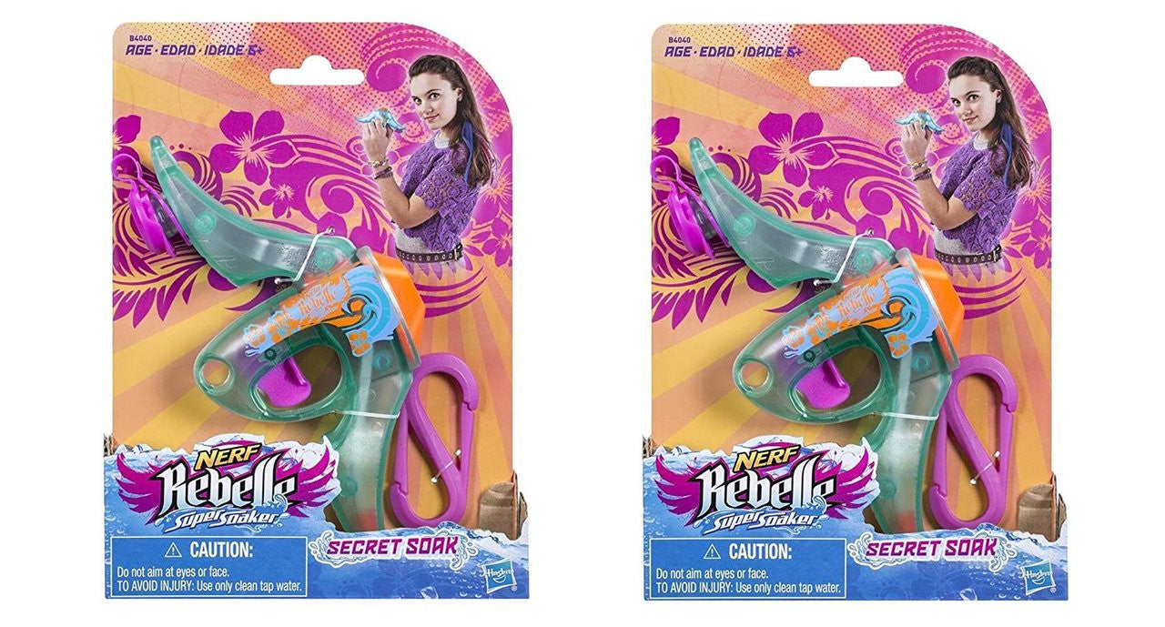 Nerf Rebelle Super Soaker Secret Mini Bow - 2 pack
