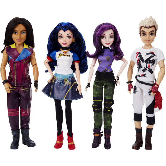 Disney Descendants Villians 4 Pack Dolls