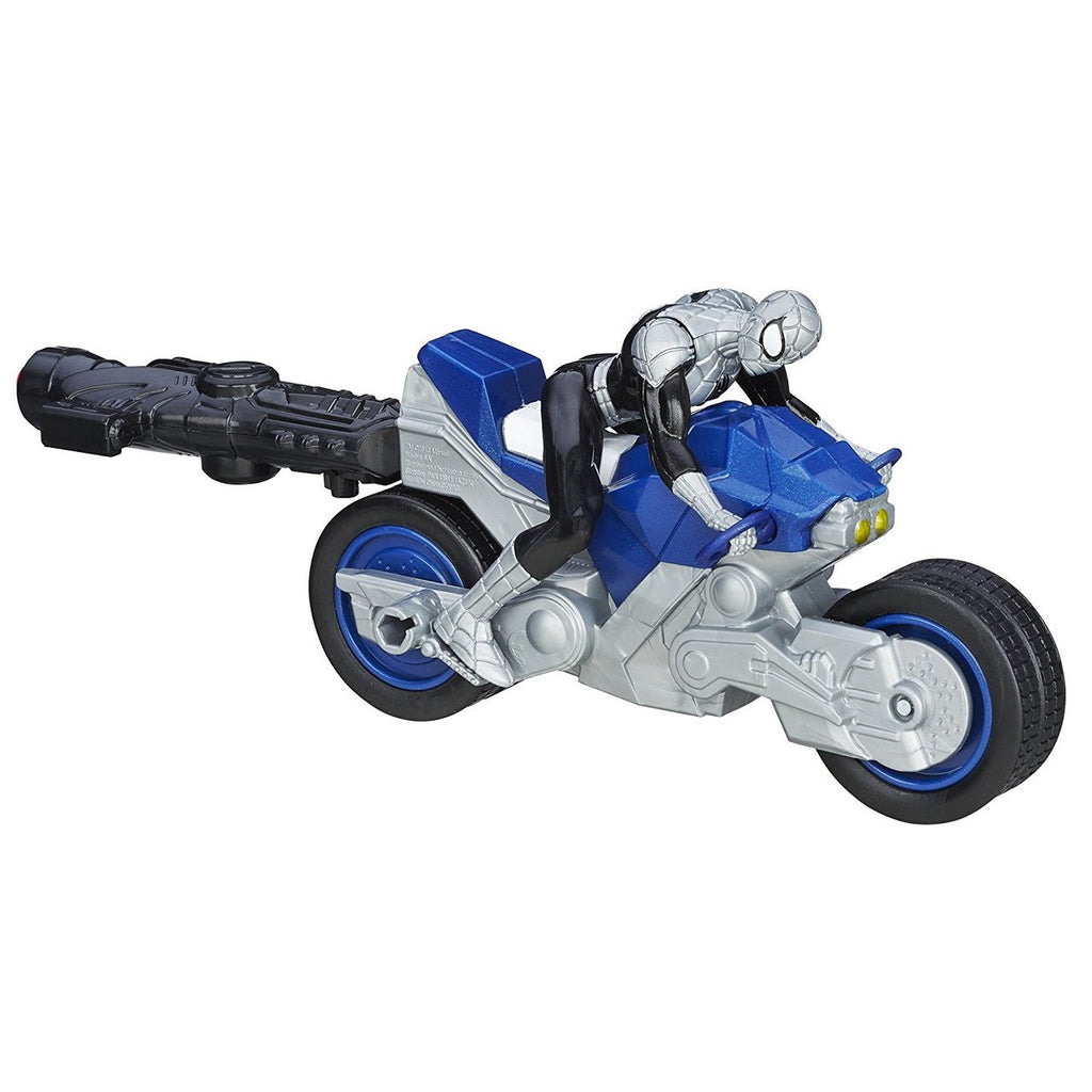 Spider-Man Blast N Go Night Cycle - 3" Action Figure