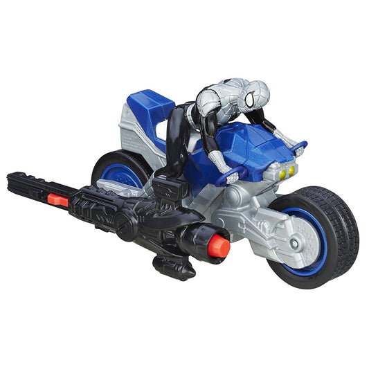 Spider-Man Blast N Go Night Cycle - 3" Action Figure