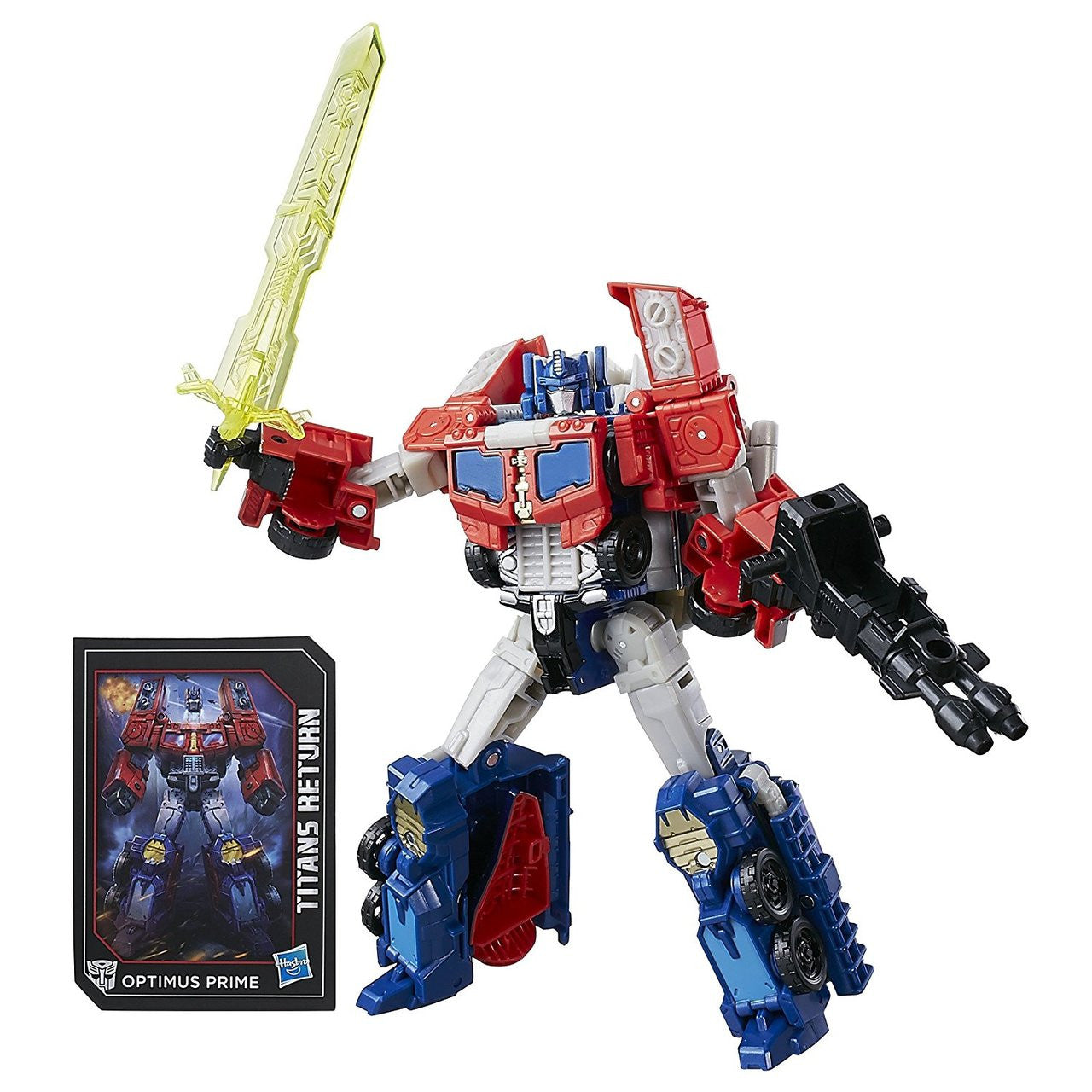 Transformer Titans Return Voyager Class Optimus Prime and Diac