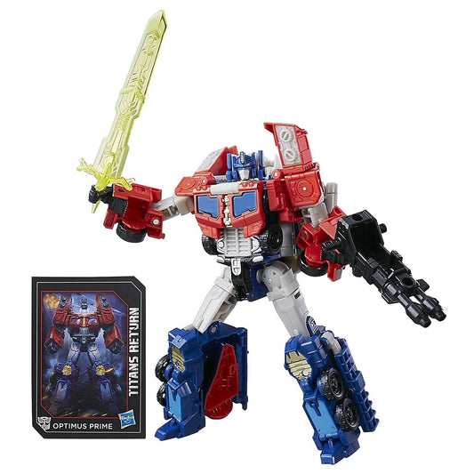 Transformer Titans Return Voyager Class Optimus Prime and Diac