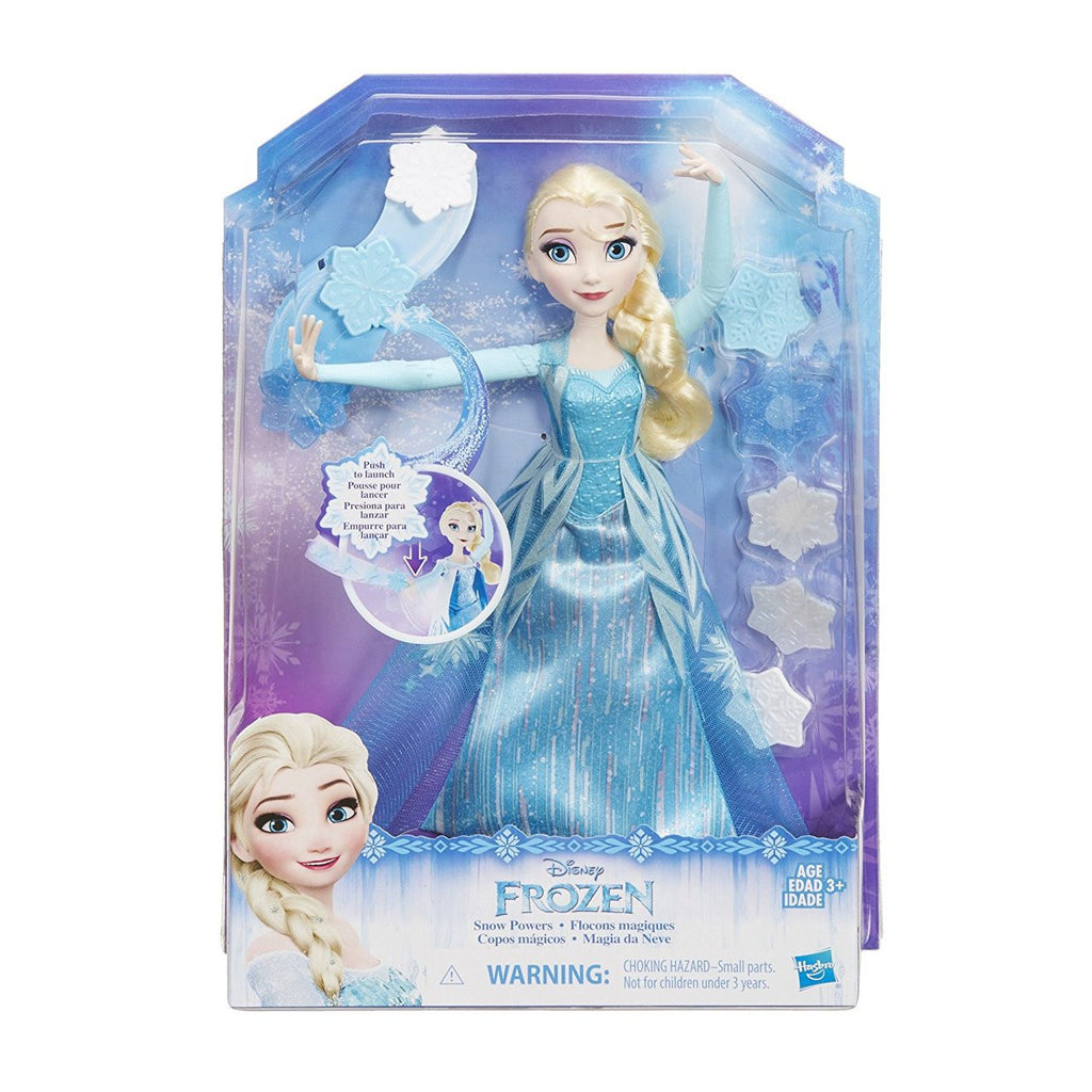 Disney Frozen Snow Powers Elsa Doll w/ Snowflakes