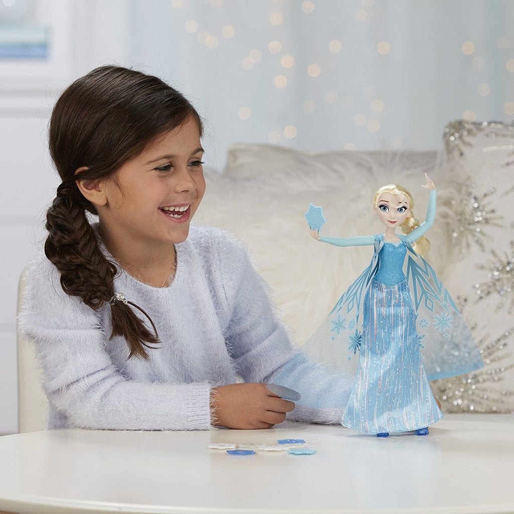 Disney Frozen Snow Powers Elsa Doll w/ Snowflakes