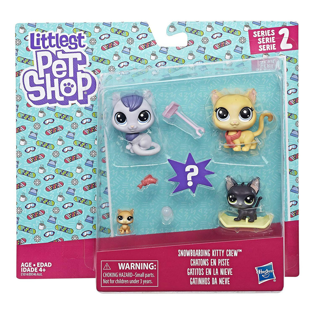 Littlest Pet Shop Snowboarding Kitty Crew
