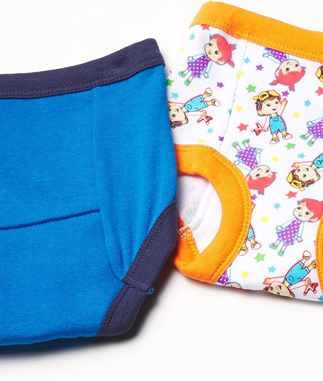 CoComelon Toddler Boys 10-Pack Potty Training Pants, JJ and Friends Underwear Set, Multicolor