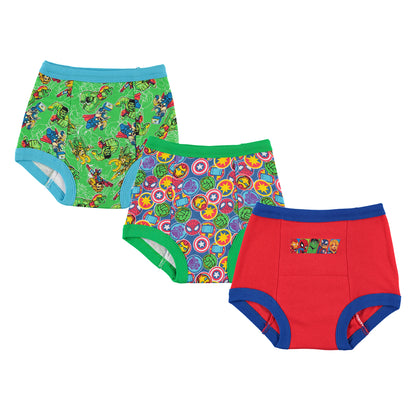 Marvel Avengers Toddler Boys 3-Pack Potty Training Pants, Superhero Underwear Set, Multicolor, Sizes 2T/3T